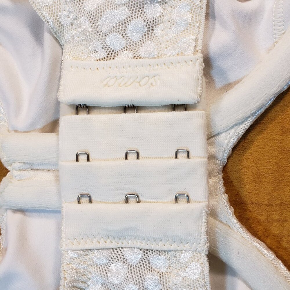 SOMA Ivory Animal Jacquard Print Bra Size 40DD - Picture 3 of 8